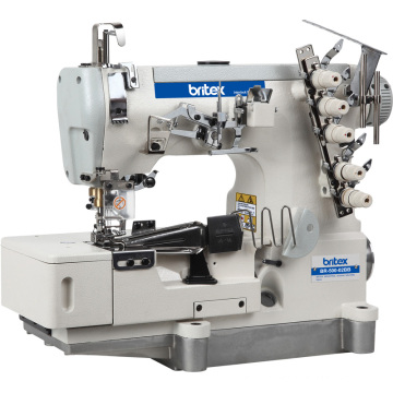 Br-500-02bb High Speed Flat Bed Interlock with Tape Binding (edge rolling)